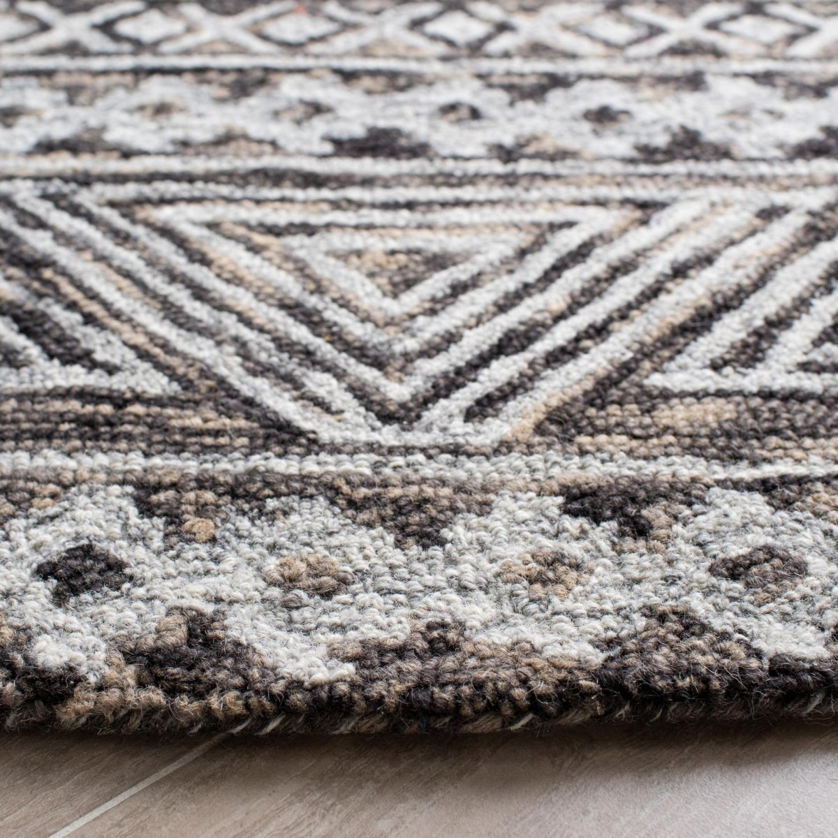 Safavieh Abstract Abt252F Grey/Brown Rugs.