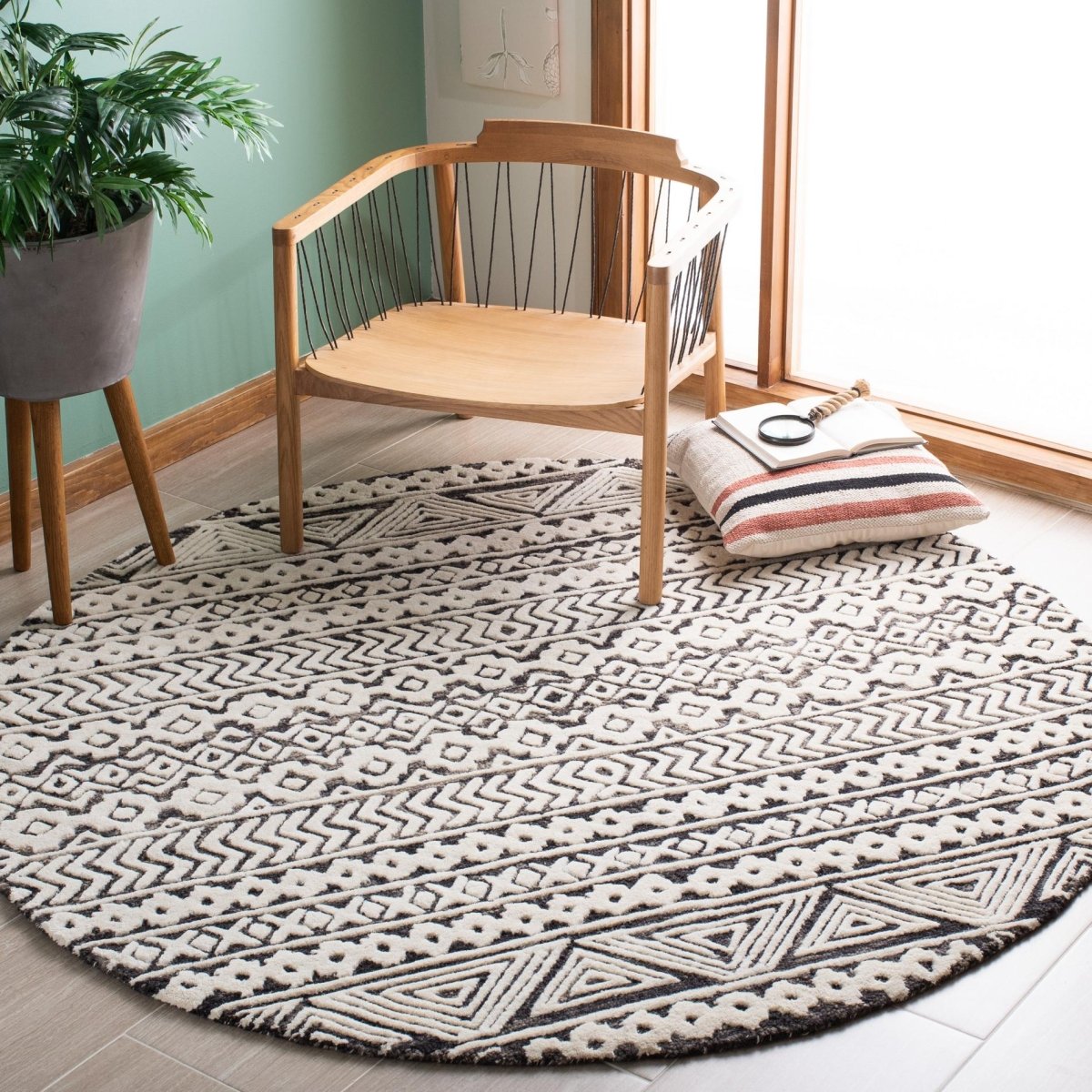 Safavieh Abstract Abt259F Ivory/Grey Rugs.
