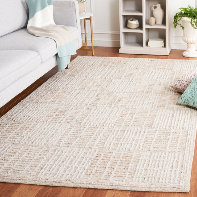 Safavieh Abstract Abt275E Light Brown/Ivory Rug.