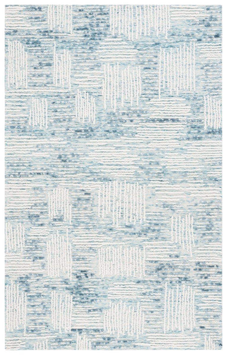 Safavieh Abstract Abt276M Blue/Ivory Rug.