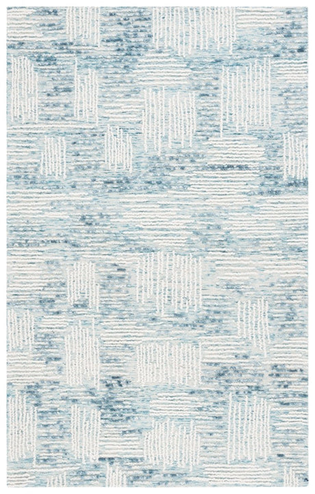 Safavieh Abstract Abt276M Blue/Ivory Rug.
