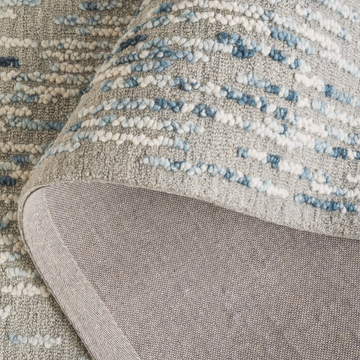 Safavieh Abstract Abt278F Grey/Blue Rug.