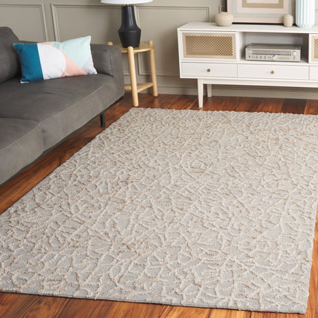 Safavieh Abstract Abt279B Beige/Grey Rug.