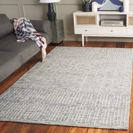 Safavieh Abstract Abt283L Light Blue/Ivory Rug.