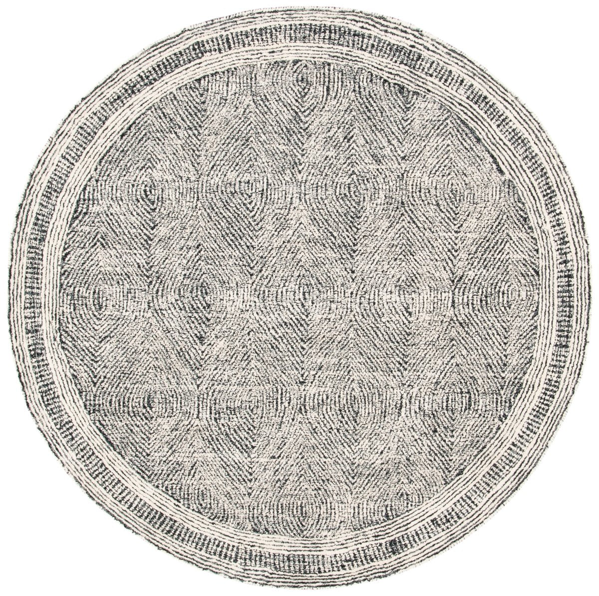 Safavieh Abstract Abt340H Ivory/Charcoal Rug.