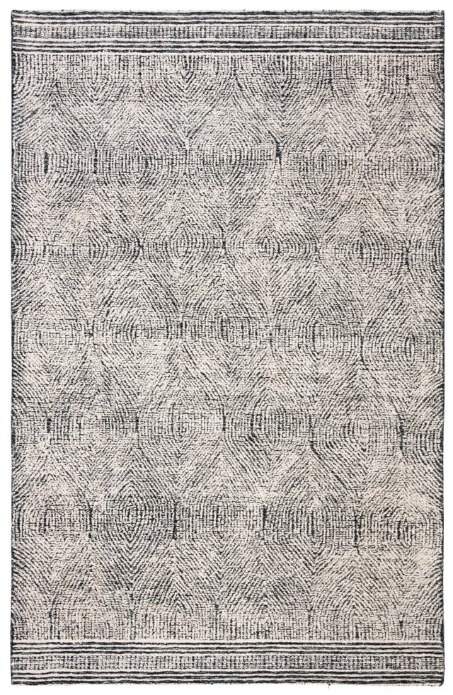 Safavieh Abstract Abt340H Ivory/Charcoal Rug.
