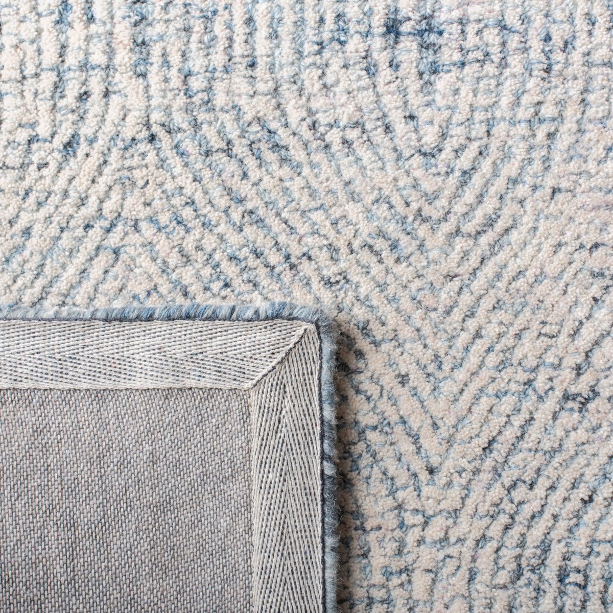 Safavieh Abstract Abt340M Ivory/Blue Rug.