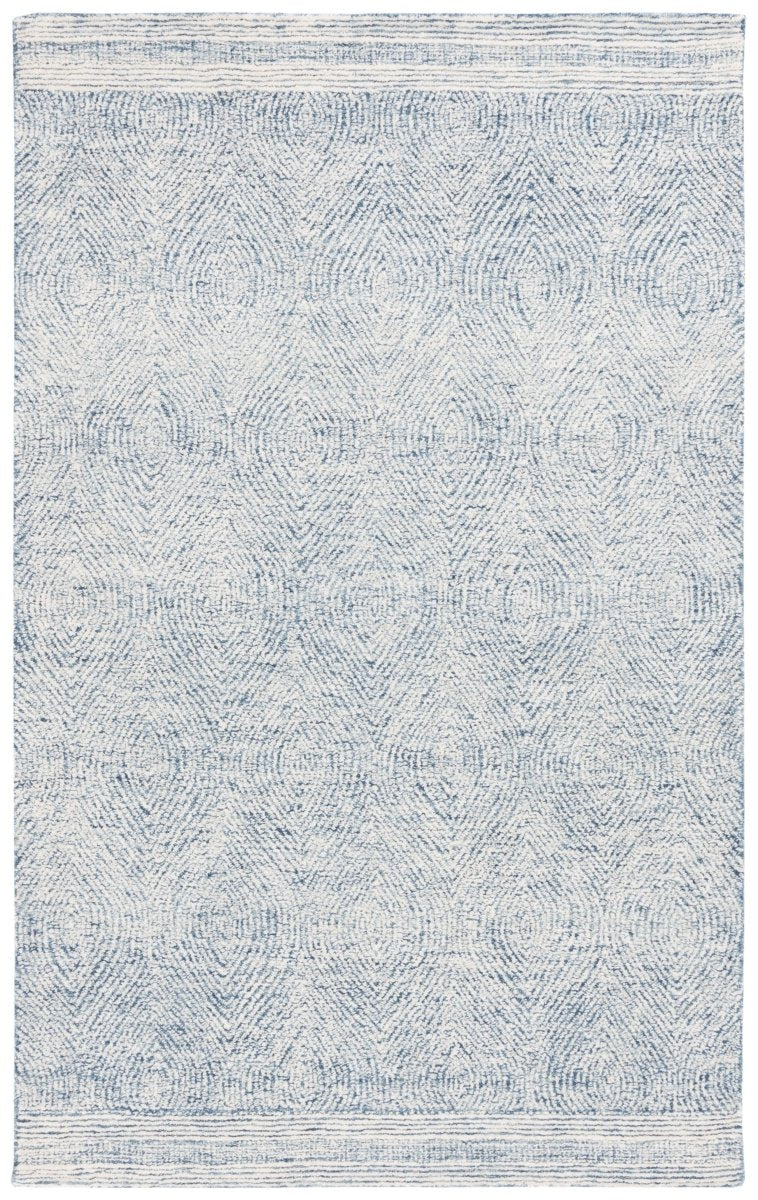 Safavieh Abstract Abt340N Ivory/Navy Rug.