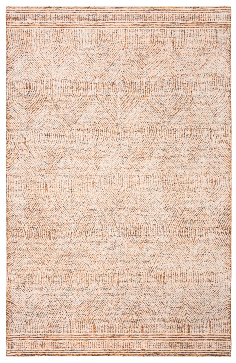 Safavieh Abstract Abt340P Ivory/Rust Rug.