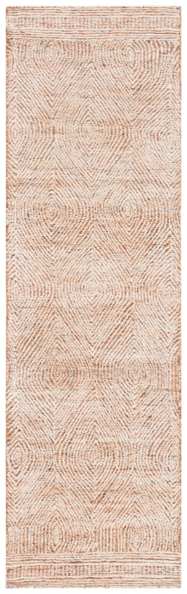 Safavieh Abstract Abt340P Ivory/Rust Rug.
