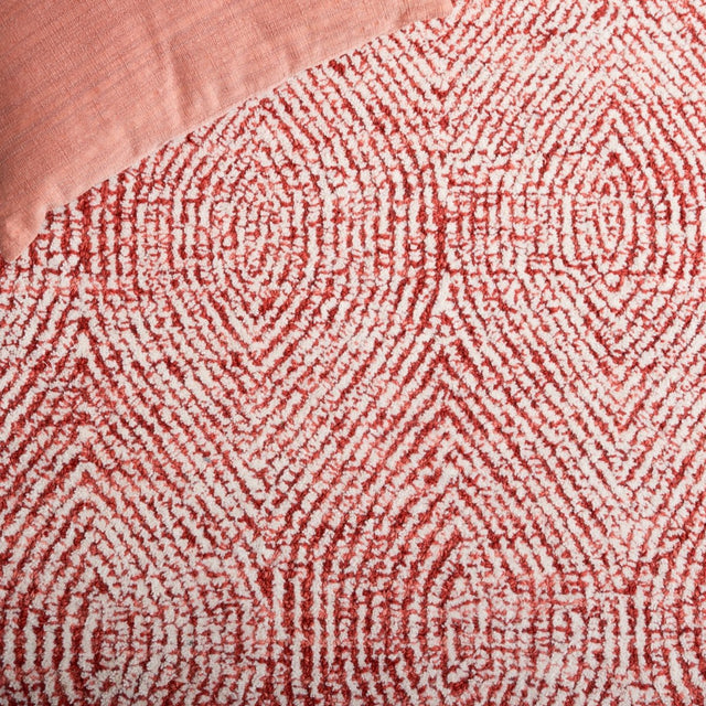 Safavieh Abstract Abt340Q Ivory/Red Rug.