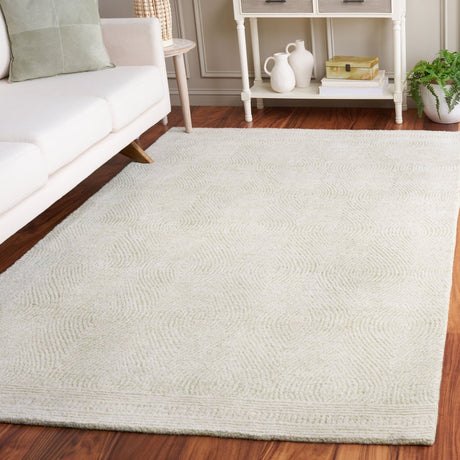 Safavieh Abstract Abt340Y Green/Ivory Rug.