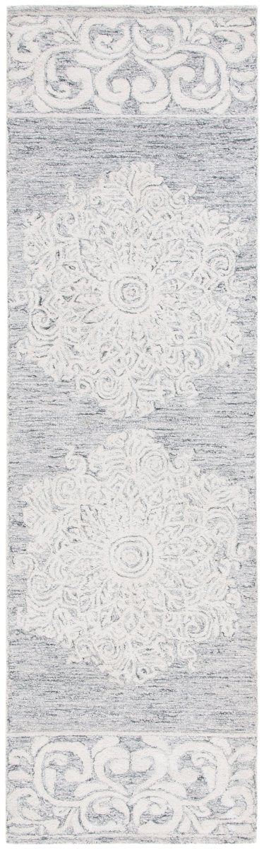 Safavieh Abstract Abt354A Ivory/Light Grey Rug.