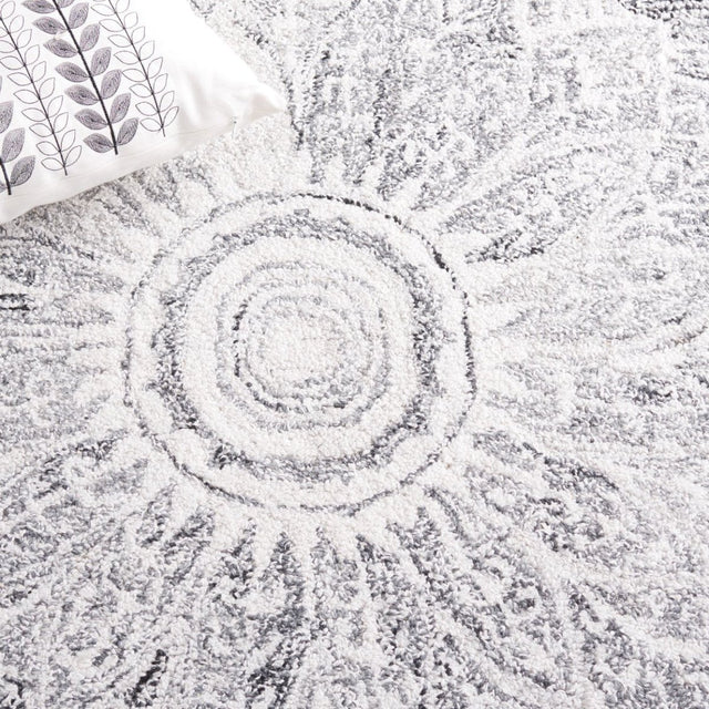 Safavieh Abstract Abt354A Ivory/Light Grey Rug.