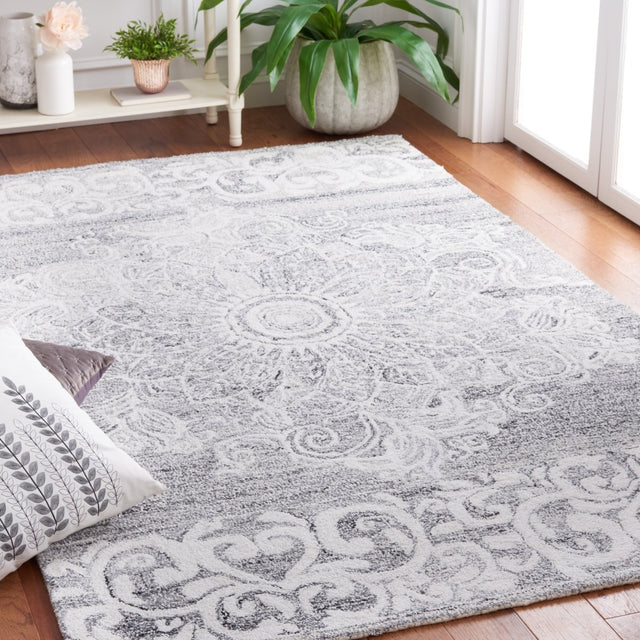 Safavieh Abstract Abt354A Ivory/Light Grey Rug.