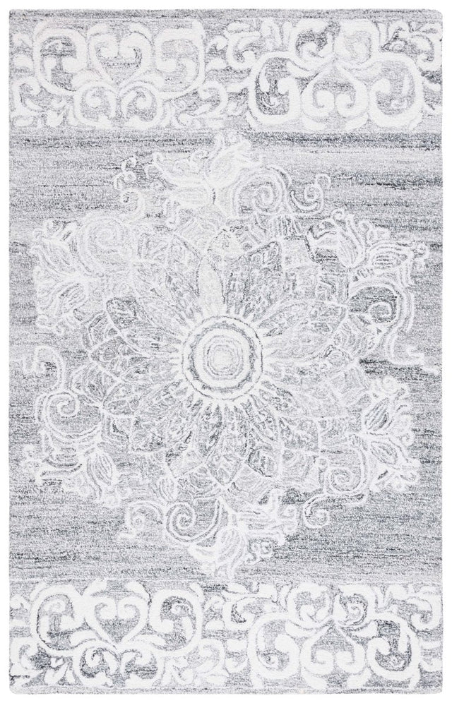 Safavieh Abstract Abt354A Ivory/Light Grey Rug.