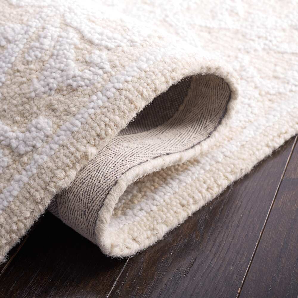 Safavieh Abstract Abt359A Ivory/Beige Rug.
