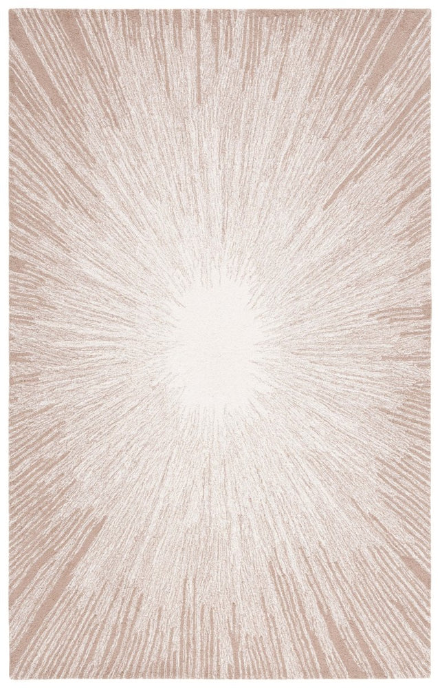 Safavieh Abstract Abt375B Ivory/Dark Beig Rug.