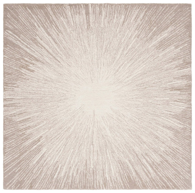 Safavieh Abstract Abt375B Ivory/Dark Beig Rug.