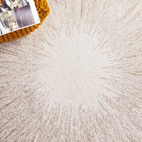 Safavieh Abstract Abt375B Ivory/Dark Beig Rug.