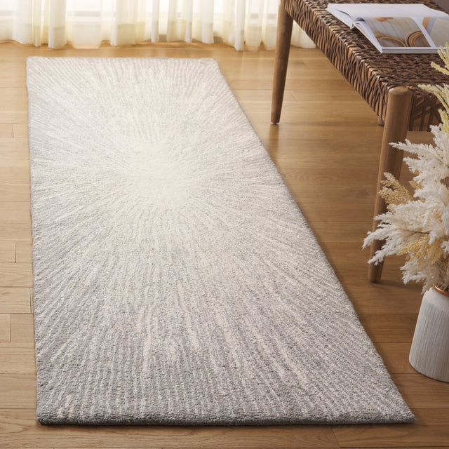Safavieh Abstract Abt375G Ivory/Silver Rug.