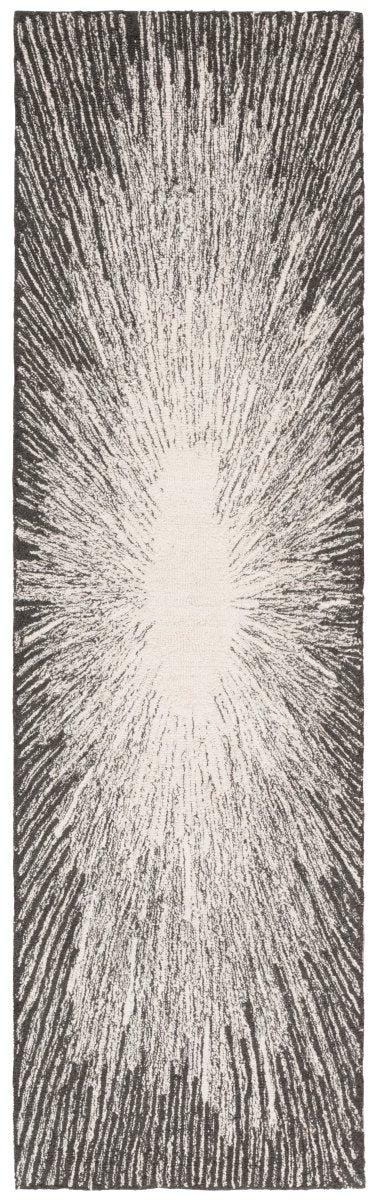 Safavieh Abstract Abt375H Ivory/Charcoal Rug.