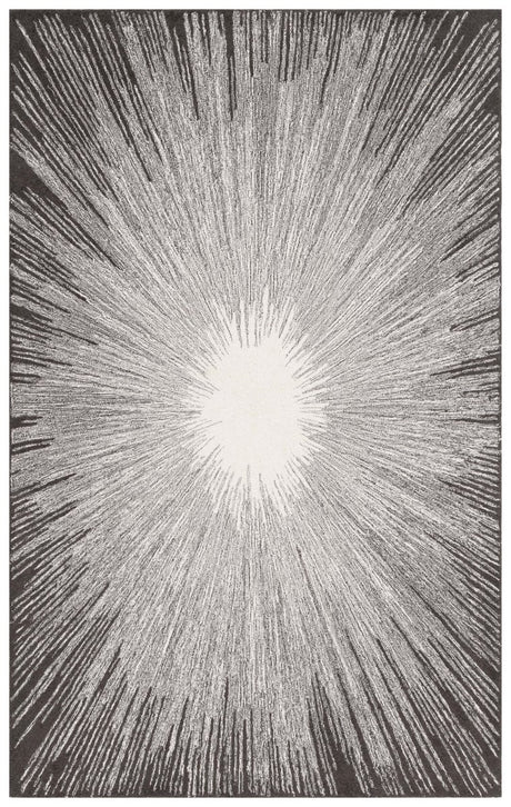 Safavieh Abstract Abt375H Ivory/Charcoal Rug.