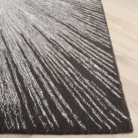 Safavieh Abstract Abt375H Ivory/Charcoal Rug.