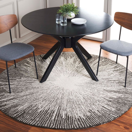 Safavieh Abstract Abt375H Ivory/Charcoal Rug.