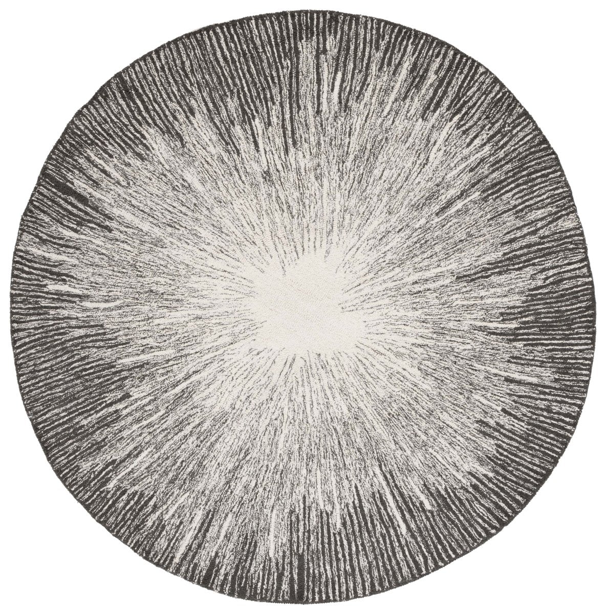 Safavieh Abstract Abt375H Ivory/Charcoal Rug.