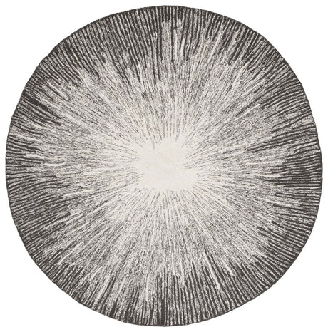 Safavieh Abstract Abt375H Ivory/Charcoal Rug.