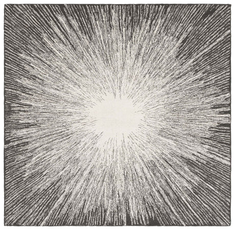 Safavieh Abstract Abt375H Ivory/Charcoal Rug.
