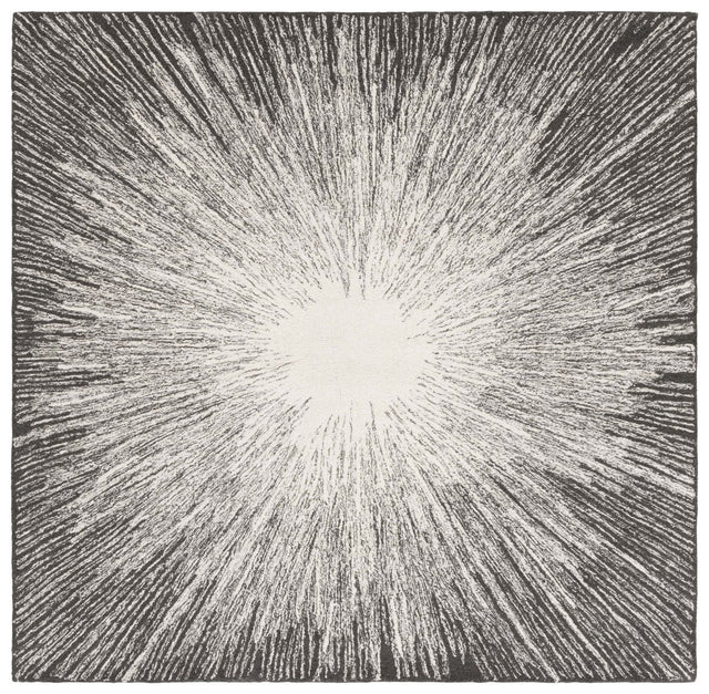 Safavieh Abstract Abt375H Ivory/Charcoal Rug.