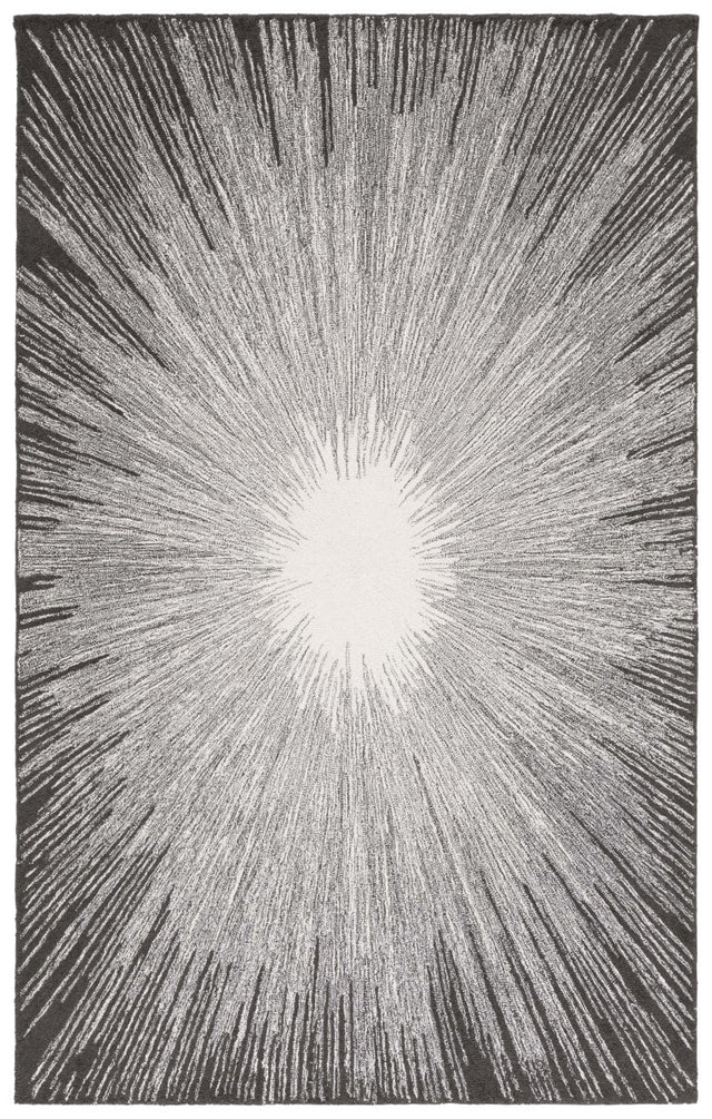 Safavieh Abstract Abt375Z Ivory/Black Rug.