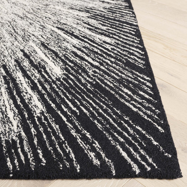 Safavieh Abstract Abt375Z Ivory/Black Rug.