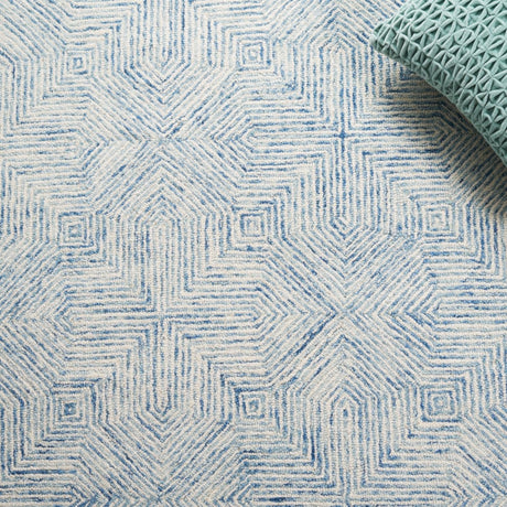 Safavieh Abstract Abt425M Blue/Ivory Rug.
