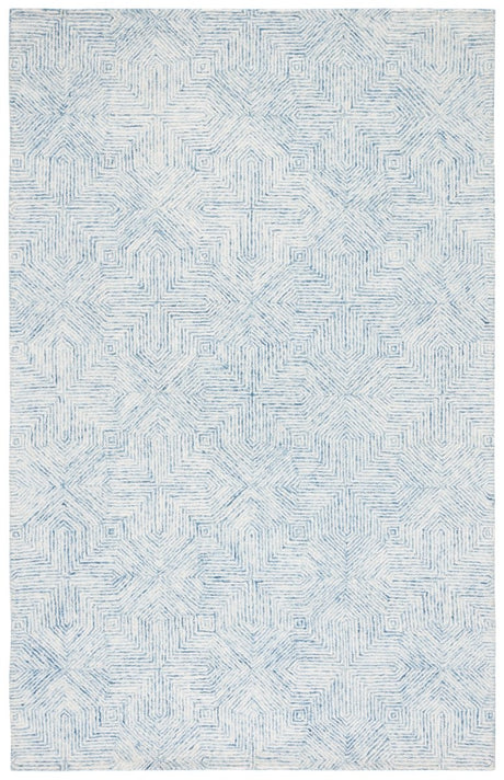 Safavieh Abstract Abt425M Blue/Ivory Rug.