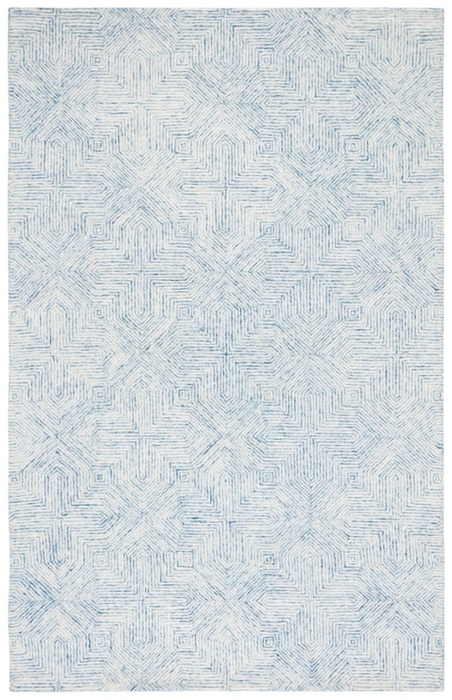 Safavieh Abstract Abt425M Blue/Ivory Rug.