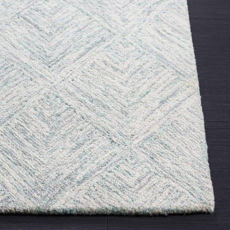 Safavieh Abstract Abt428F Grey/Turquoise Rug.