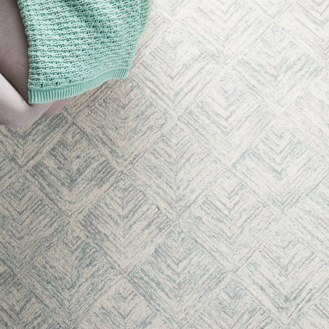 Safavieh Abstract Abt428F Grey/Turquoise Rug.