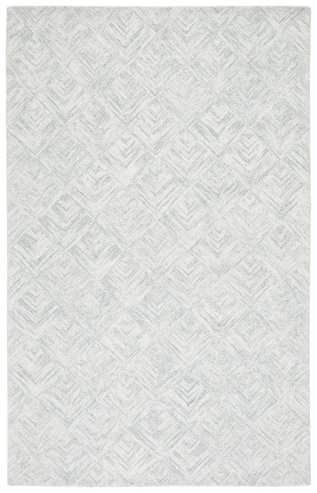 Safavieh Abstract Abt428F Grey/Turquoise Rug.