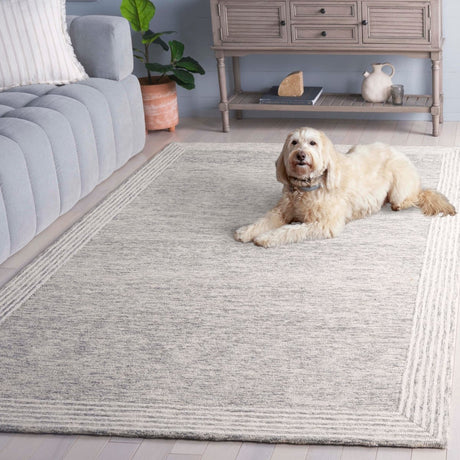 Safavieh Abstract Abt464F Grey/Ivory Rug.
