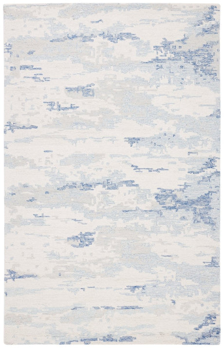 Safavieh Abstract Abt465A Ivory/Blue Rug.