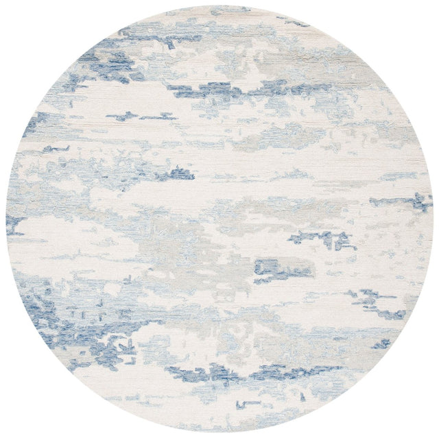 Safavieh Abstract Abt465A Ivory/Blue Rug.