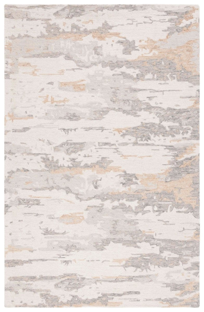 Safavieh Abstract Abt465F Ivory/Grey Rug.