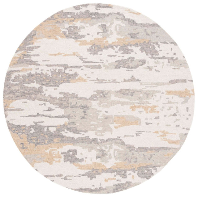 Safavieh Abstract Abt465F Ivory/Grey Rug.
