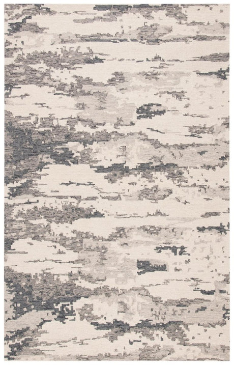 Safavieh Abstract Abt465H Charcoal/Ivory Rug.