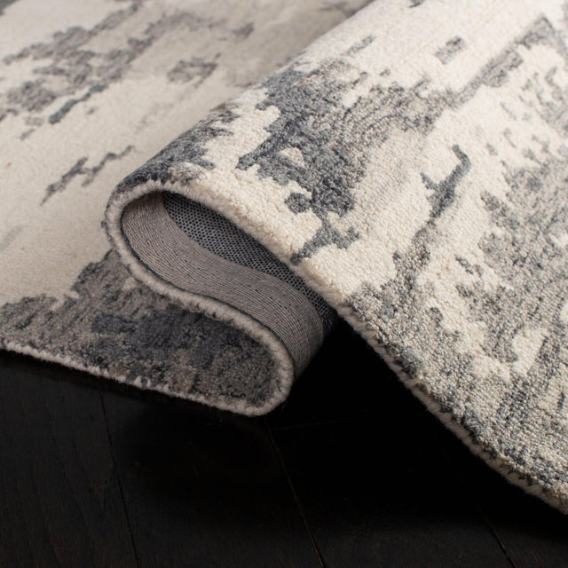 Safavieh Abstract Abt465H Charcoal/Ivory Rug.