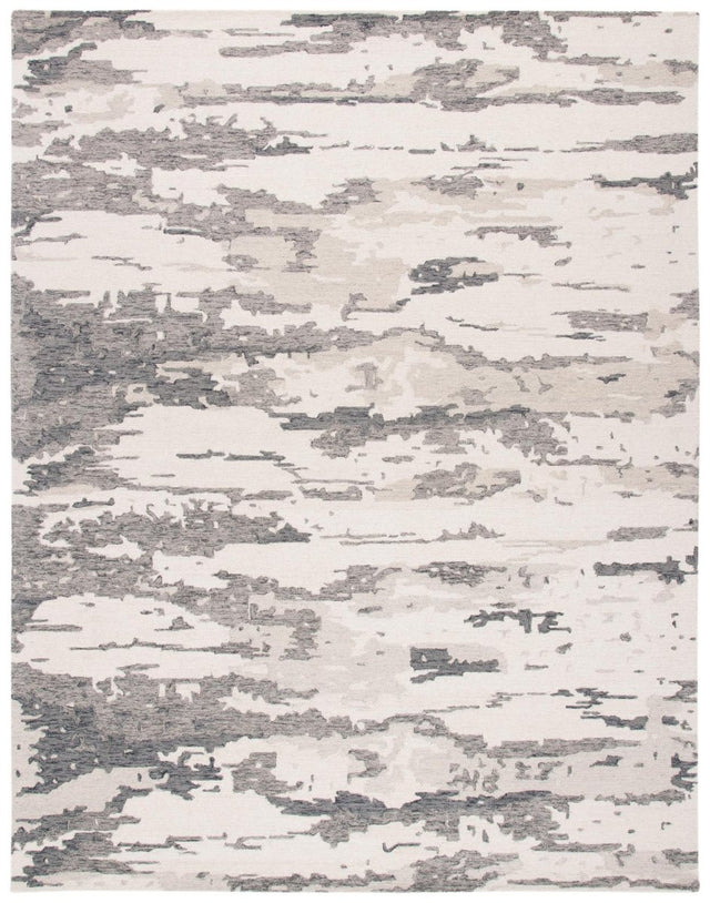 Safavieh Abstract Abt465H Charcoal/Ivory Rug.