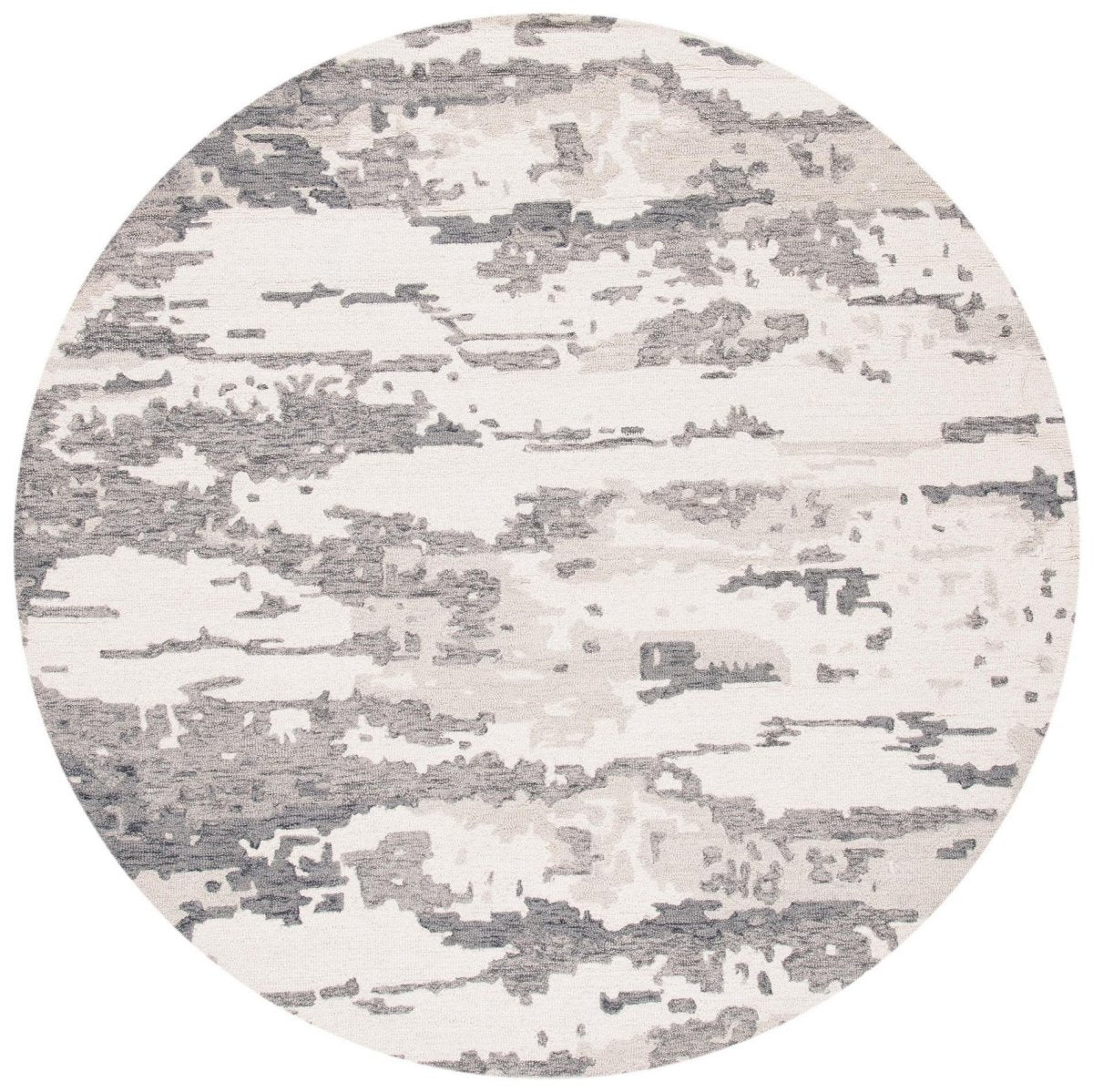 Safavieh Abstract Abt465H Charcoal/Ivory Rug.